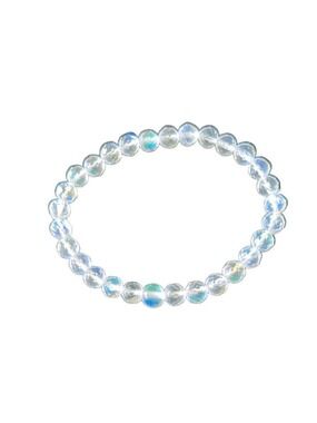 Aura Clear Quartz Faceted Bracelet